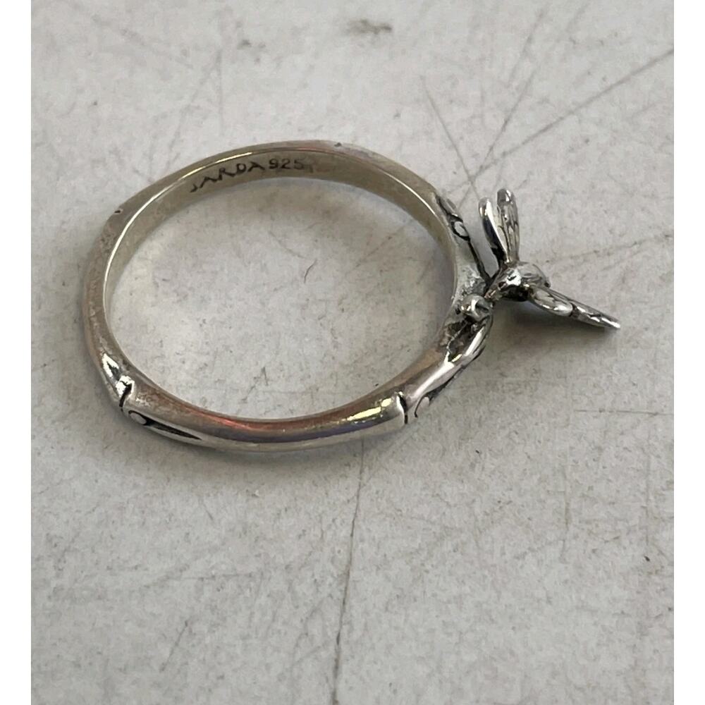 STERLING SILVER SARDA BUTTERFLY RING SIZE 9.00 2.6G sterling silver signed - Picture 3 of 7
